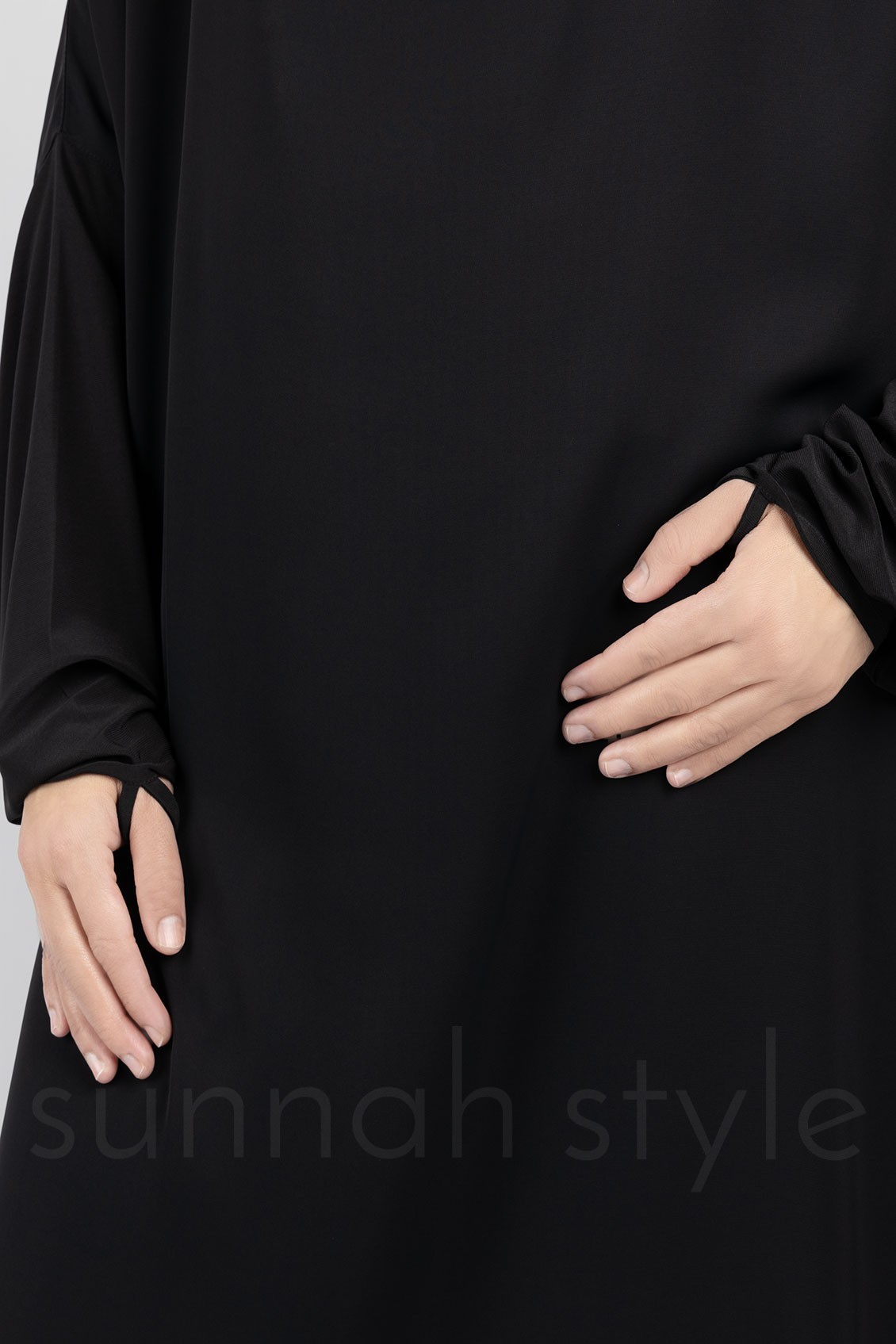 Signature Full Length Jilbab (Black)
